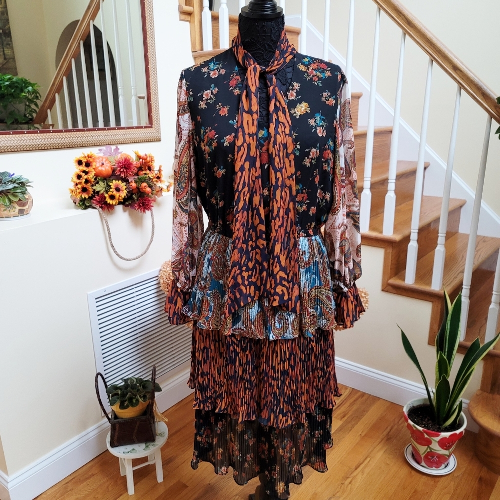 Multi-Patterned Dress - image 1